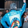 Buenos Aires Honorary Guest Robbie Williams Let Be Love Your Energy Blue Jacket Back