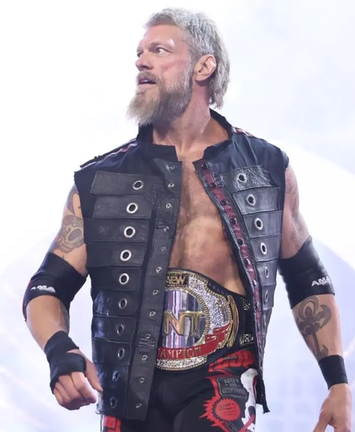 Buy AEW Championship 2026 Adam Copeland Black Grommet Vest