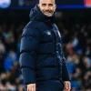 Head Enzo Maresca Manchester City Puffer Coat