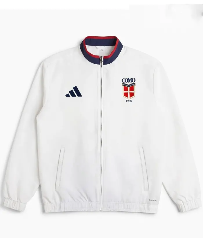 Buy Now Nico Paz Pre Match White Track Jacket On Sale