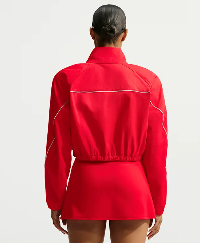 Buy Now Women's Nike x SKIMS Crunchy Nylon Cropped Full Zip Up Jacket