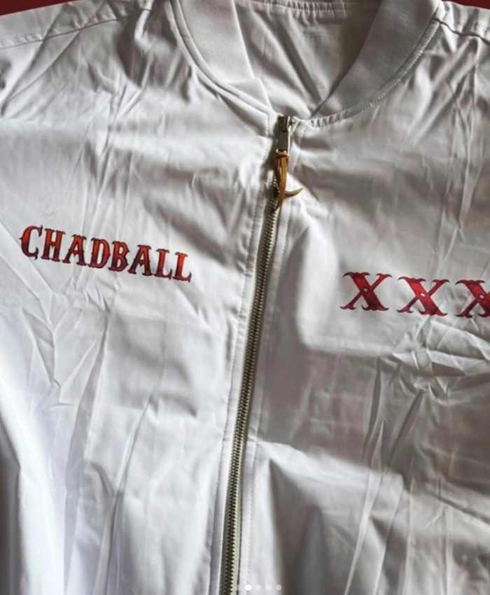CM Punk Money in the Bank 2026 'Chadball' White Jacket On Sale Front