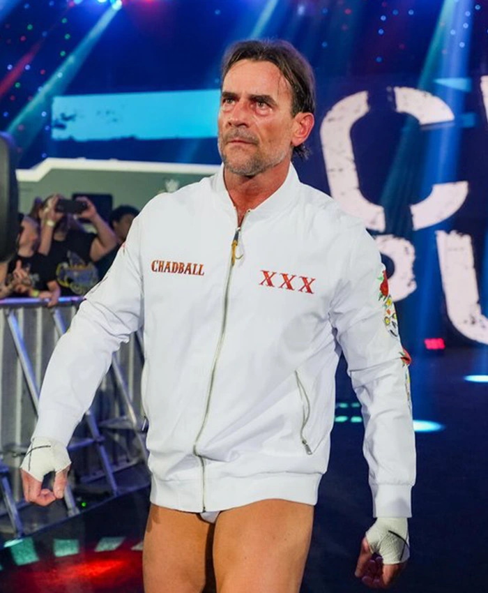 CM Punk Money in the Bank 2026 White Jacket