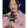 Callina Liang Movie Street Fighter Premiere 2026 Pink Leather Jacket