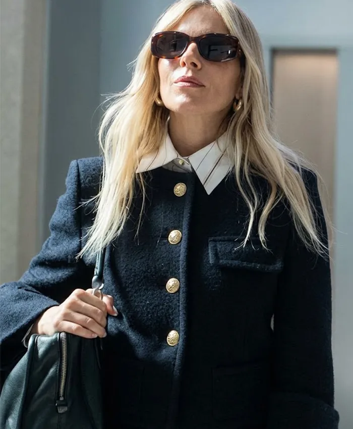 Carla Duval War S01 Blue Wool Jacket