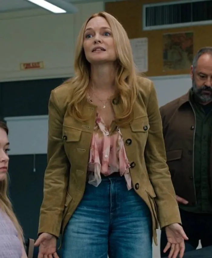 Carrie S01 Heather Graham Suede Jacket