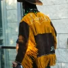 CeeDee Lamb Bode Studded Appalachian Brown Suede Fringed Jacket