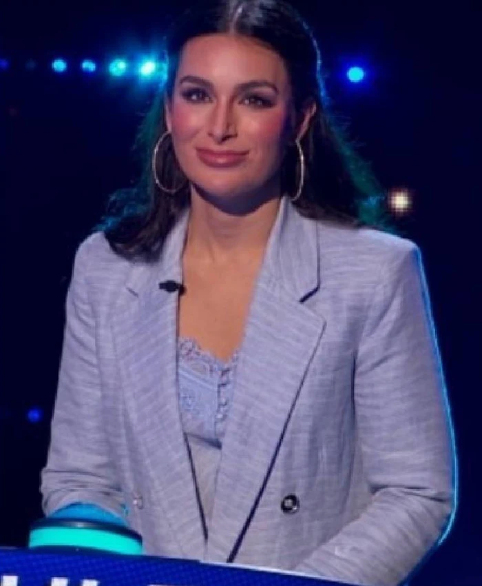 Celebrity Weakest Link S02 Ashley Iaconetti Purple Blazer