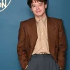 Charlie Heaton The Tonight Show Starring Jimmy Fallon 2026 Brown Blazer