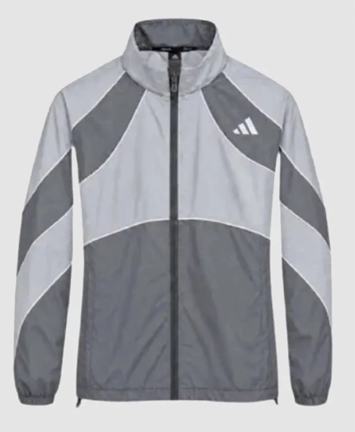 Chicago Marathon 2026 Adidas Grey Full-Zip Jacket On Sale