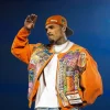 Chris Brown 35th Night R&B Tour Orange Graphic Jacket