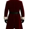 Christmas 2026 Men’s Santa Claus Red Velvet Coat On Sale