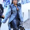 Close-up-of-Porsha-Williams-Schiaparelli-Spring-Summer-2027-Paris-Show-Grey-Faux-Fur-Jacket