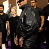 ComplexCon 2026 Kanye West Black Leather Padded Jacket On Sale