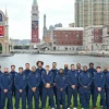 Dallas Mavericks NBA China Games Macao China 2026 Blue Track Jacket Front