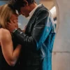 Dante Annunziata Movie Drive-The Pretenders 2026 Amin Baahmed Black Leather Blazer Side View