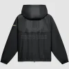 Dante Moore Oregon Ducks 2026 Nike Black Full-Zip Windrunner Jacket Back View