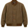 Declan O’Hara TV Series Rivals 2026 Aidan Turner Brown Wool Bomber Jacket