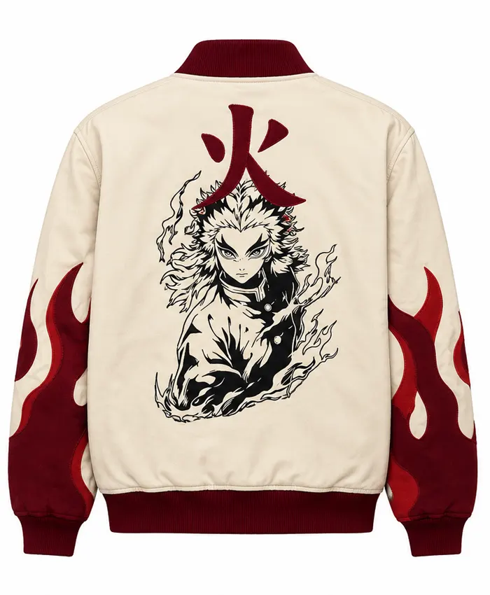 Demon Slayer Rengoku Flames Jacket