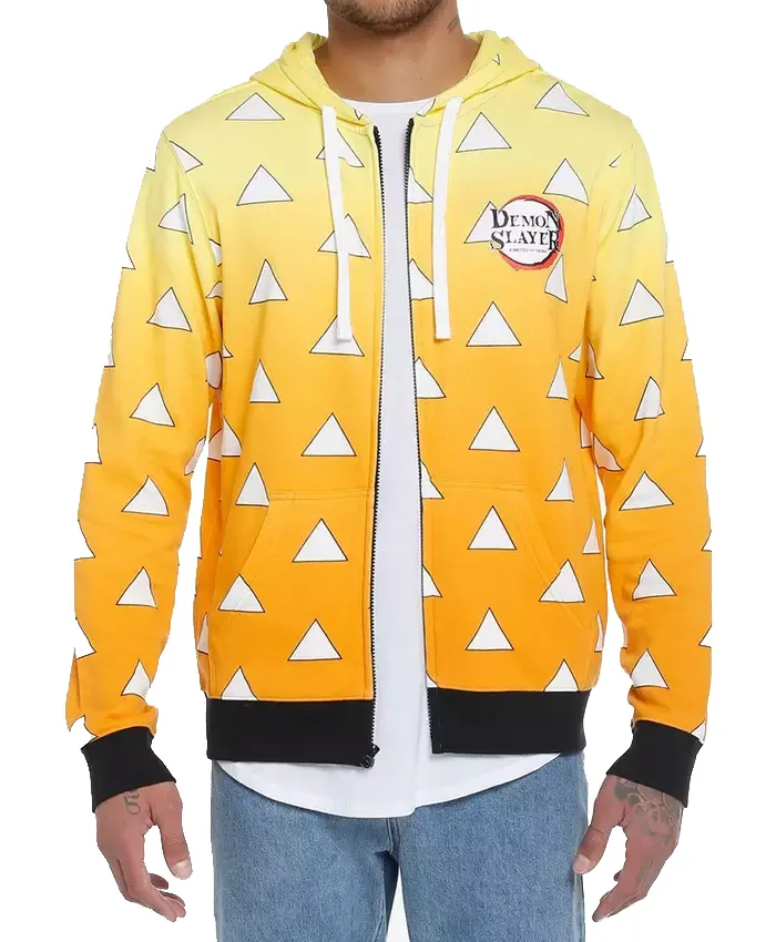 Demon Slayer Zenitsu Hoodie for men
