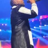 Don Omar The Last King World Tour Concert 2026 White and Black Leather Coat Side