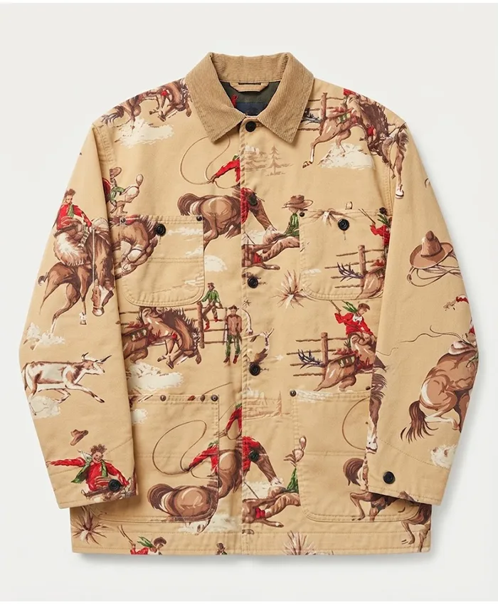 Elaine Benes Seinfeld Vintage Polo Ralph Lauren Rodeo Cowboy Chore Jacket