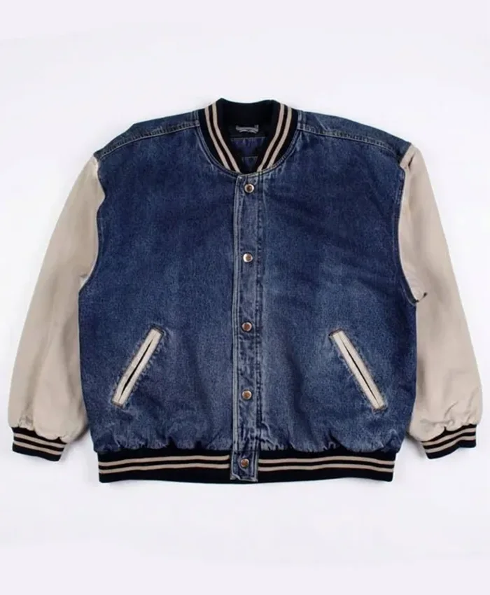Elijah J. Roberts TV Series A Different World 2026 Jalen Denim Varsity Jacket