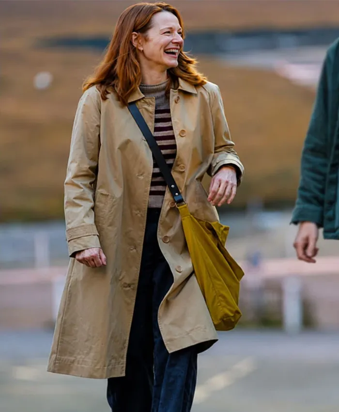 Emma Onwards and Sideways Beige Coat