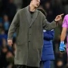 Erling Haaland Etihad Stadium Grey Long Trench Coat