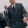 FC Barcelona x AMIRI 2026 27 Formalwear Tailored Grey Pinstripe Suit On Sale