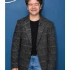 Gaten Matarazzo The Tonight Show Starring Jimmy Fallon Grey Tweed Blazer Front