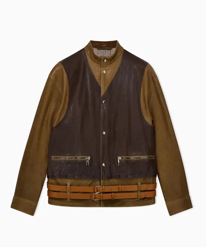 Giorgio Armani x Kith Straps Leather Jacket