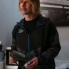 Glen Powell TV Series Chad Powers 2026 Russ Holliday Black Track Jacket