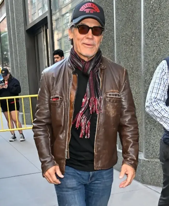 Good Morning America Josh Brolin Leather Jacket