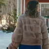 Buy Guarding Stars Movie 2026 Hannah Brooks Brown Fur Jacket For Men and Women