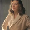 Order Hannah Brooks Movie Guarding Stars 2026 Leighton Meester Beige Wool Coat For Sale