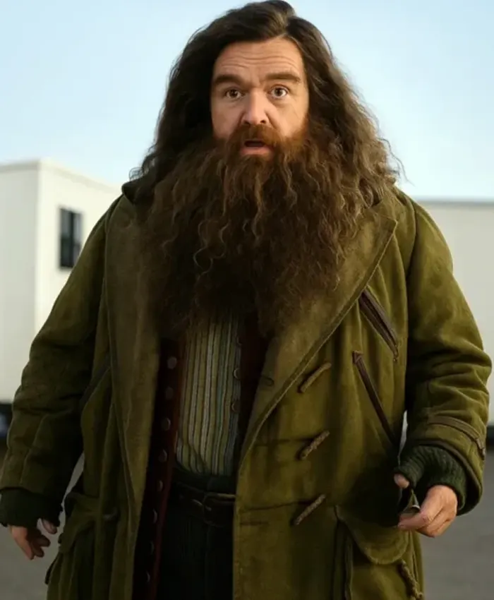 Harry Potter Nick Frost Green Cotton Coat