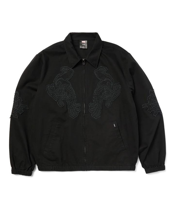 Huf x Spider-Man Black Work Jacket