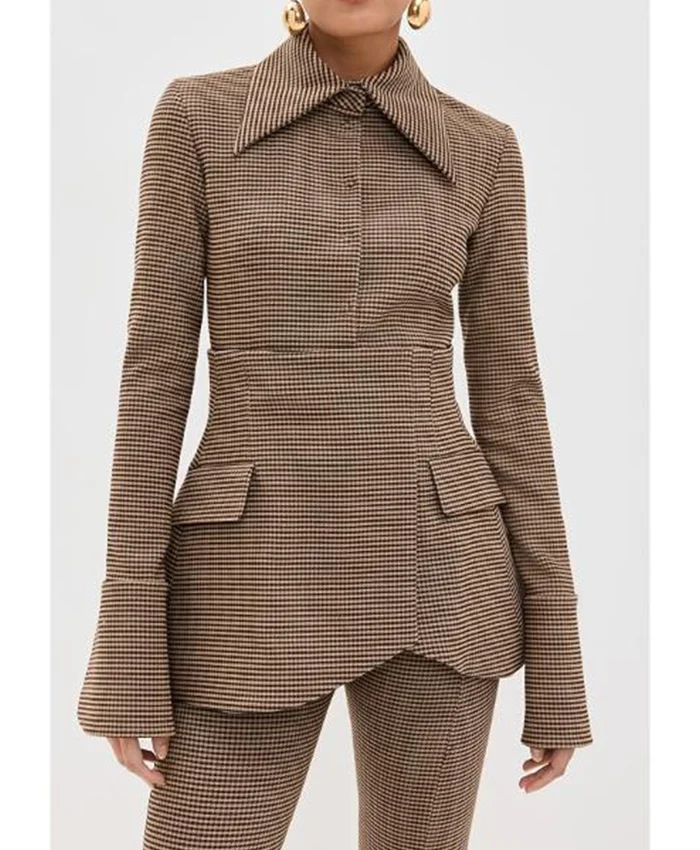 Jax Stewart TV Series Reasonable Doubt S04 Emayatzy Corinealdi Brown Jacket