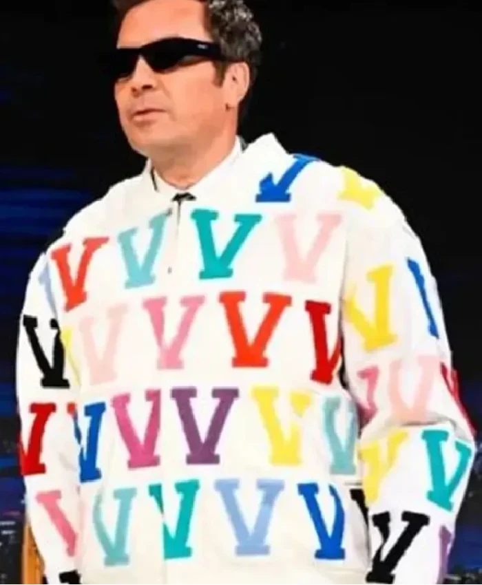 Jimmy Fallon Immortal jacket with a timeless collegiate style
