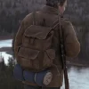 Joel Miller TV Series The Last of Us 2026 Pedro Pascal Brown Leather Jacket Back View