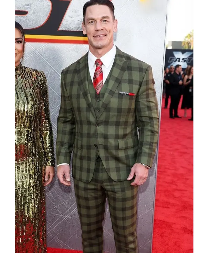 John Cena Premiere Matchbox The Movie Plaid Suit