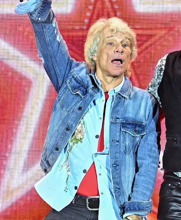 Jon Bon Jovi Wembley Stadium Denim Jacket