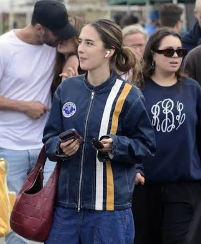 Julia Butters x Farmers Market Mixes Retro Sportswear Oversized Utility Denim Jacket