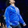 Kara Lawson Duke Women’s Basketball Blue Bomber Jacket On Sale