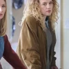 Kat Cunning TV Series Line of Fire 2026 Clare Hollingsworth Brown Suede Leather Jacket