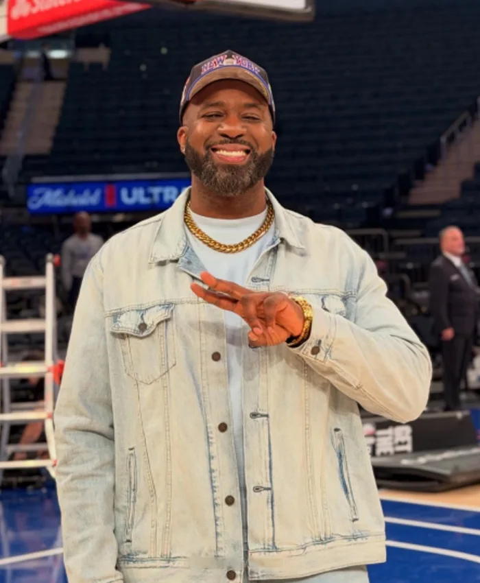 Kazeem Famuyide Madison Square Garden Denim Jacket