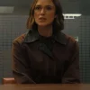 Keira Knightley TV Series Black Doves 2026 Helen Webb Brown Cotton Jacket