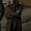 Kelly Macdonald TV Series Lanterns 2026 Sheriff Kerry Kane Green Hooded Fur Coat