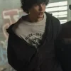 Keno TV Series Neagley 2026 Jasper Jones Black Hooded Jacket Front